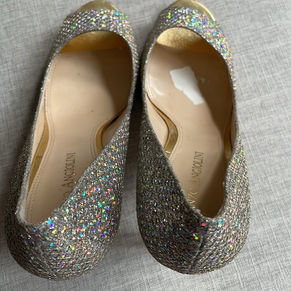 Enzo Angiolini crystal peep toe pump size 9 - Picture 5 of 12